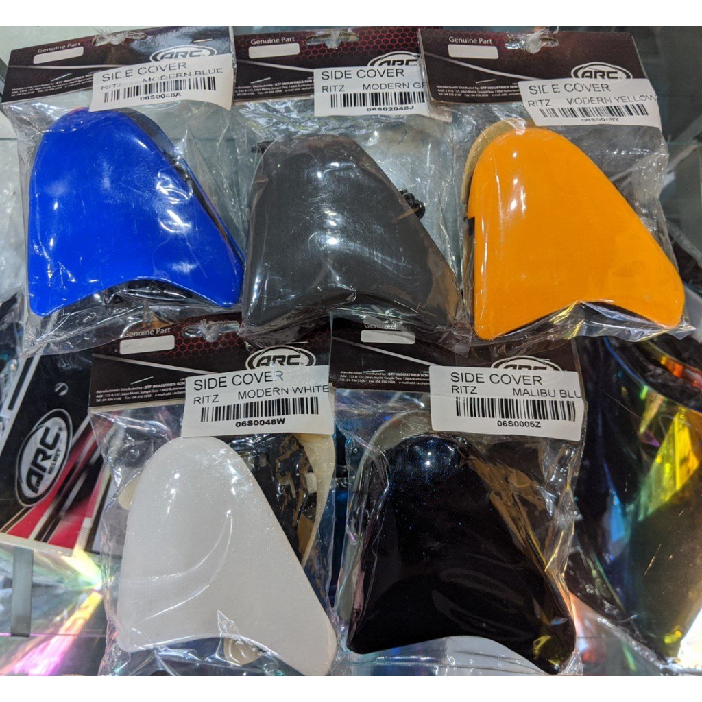 Side Cover ARC Ritz Modern Grey Color Blue Yellow 2 Tone Special Color ...