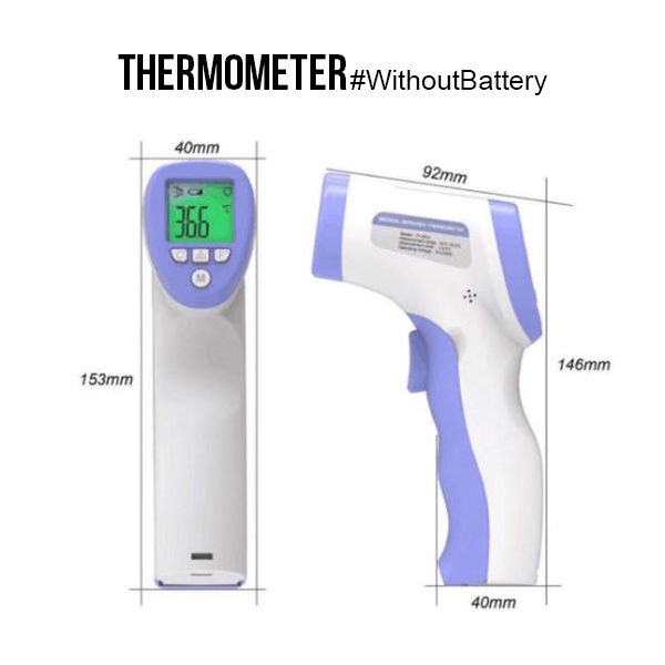 Digital Temperature Thermometer Scanner Cek Suhu Badan Automati Thermometer Gun 温度枪