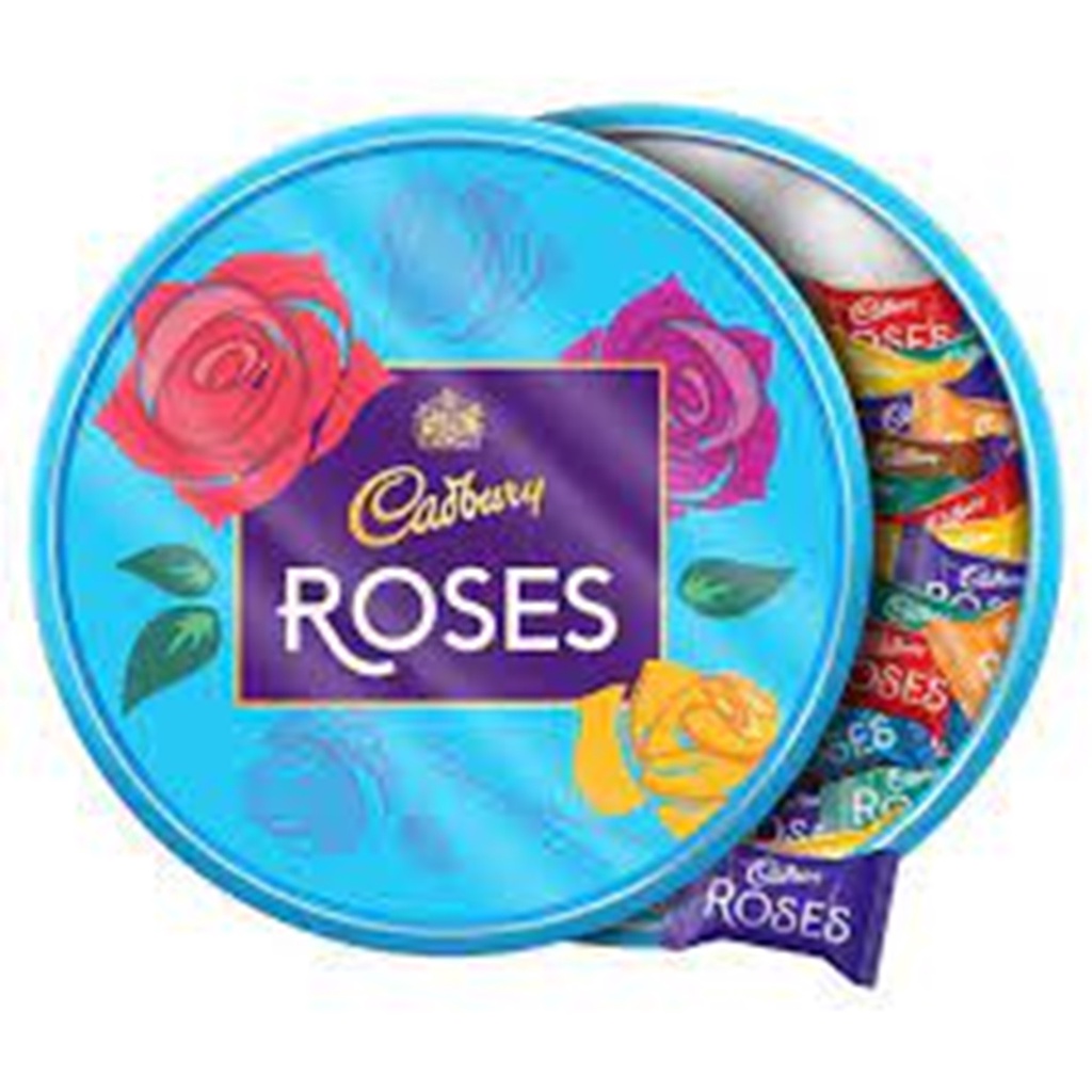 Cadbury Festive Roses Mix Chocolate Tub, 550g (Assorted) | Shopee Malaysia