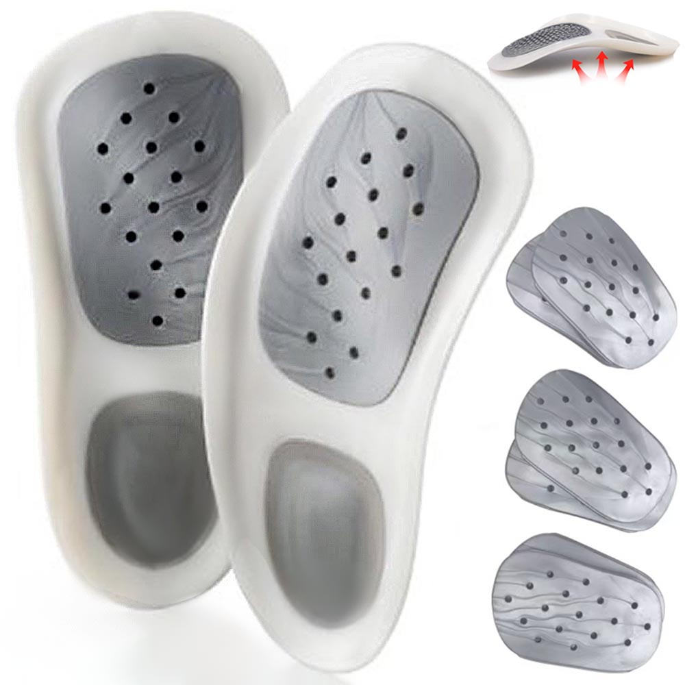 1 Pair Practical Durable Flat Feet Knock Knees Plantar Orthotics