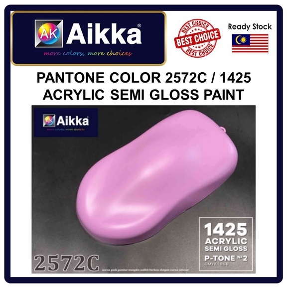 AIKKA Paint PANTONE Colour 2572C / 1425 ACRYLIC SEMI GLOSS PAINT ...