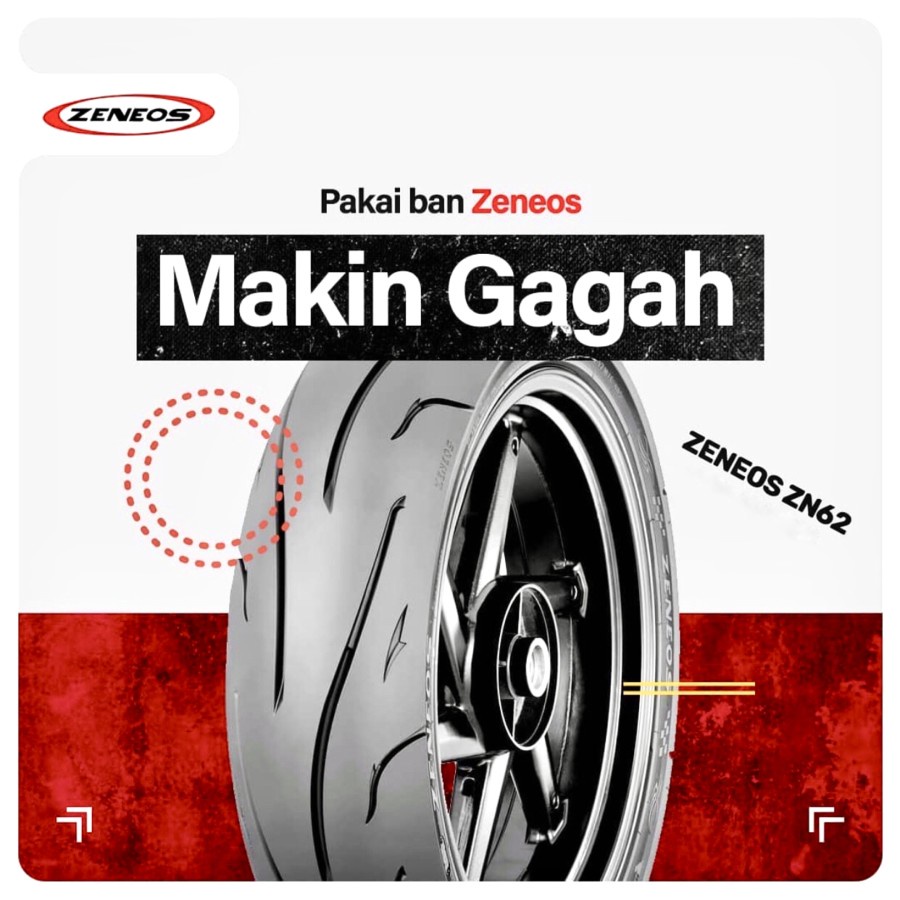 Zeneos ZN62 Tire 150/60-17 (Rear) | Shopee Malaysia