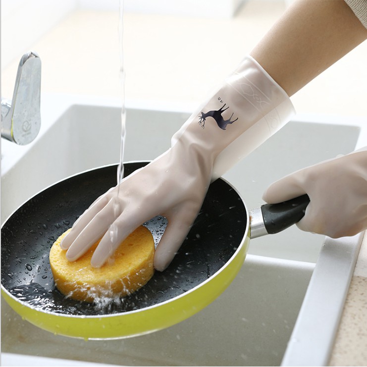 New Rubber Gloves for Washing Dishes and Rice Clothes | Shopee Malaysia