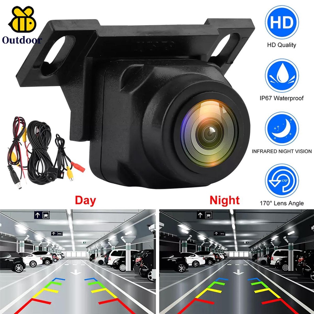 Car Backup Camera Rear View Camera 170 ° Wide Angle Adjustable Small ...