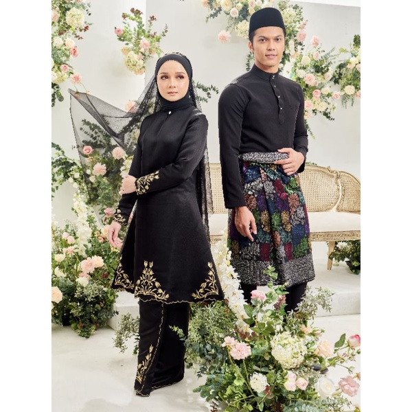 WIDURI EMBROIDERED SULAM KURUNG PAHANG MYRAVALLYN BAJU NIKAH BAJU TUNANG BAJU KURUNG Shopee Malaysia