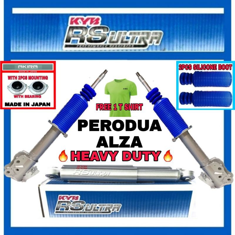 Kyb Rs Ultra Perodua Alza Absorber Front Rear Gas Heavy Duty