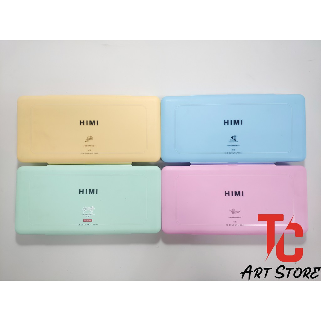 Gouache Himi Jelly Color Set 18/24/56 Colors – Plastic Box | Shopee ...