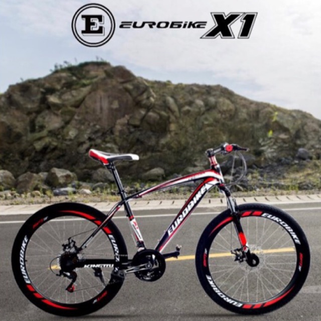 Eurobike X1 Mountain Bike Red Shopee Malaysia