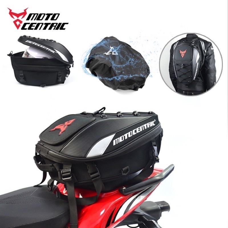 Motorcycle Tail Bag Multifunction Motorcycle Back Seat Bag Racing ...