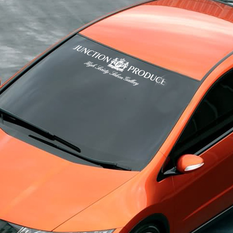 Reflective JP Junction Produce Front Windshield Decal Vinyl Car Sticker ...