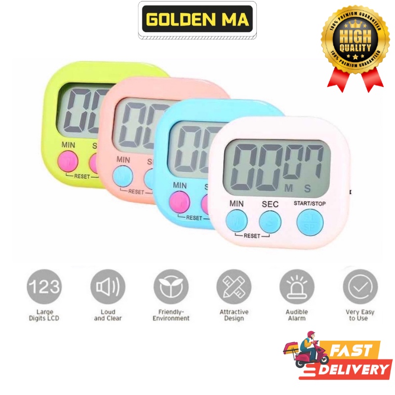 LCD Digital Kitchen Timer Jam Randik Elektronik Cooking Baking Oven