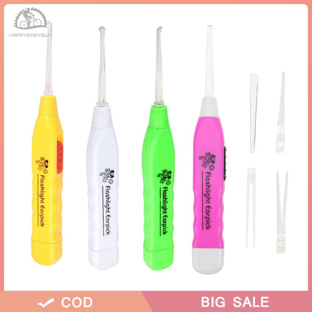 H!!Flashlight Earpick Curette Cleaner Earwax Remover Shopee Malaysia