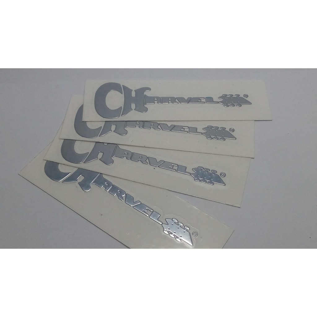 Charvel Metal Chrome Logo for headstock restoration | Shopee Malaysia