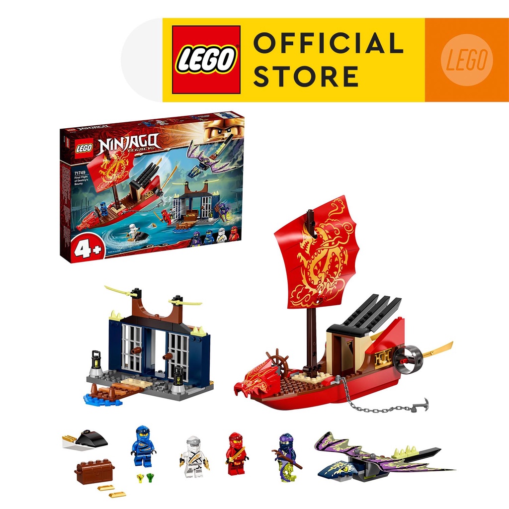 LEGO NINJAGO 71749 Legacy Final Flight of Destiny s Bounty 147 Pieces Shopee Malaysia