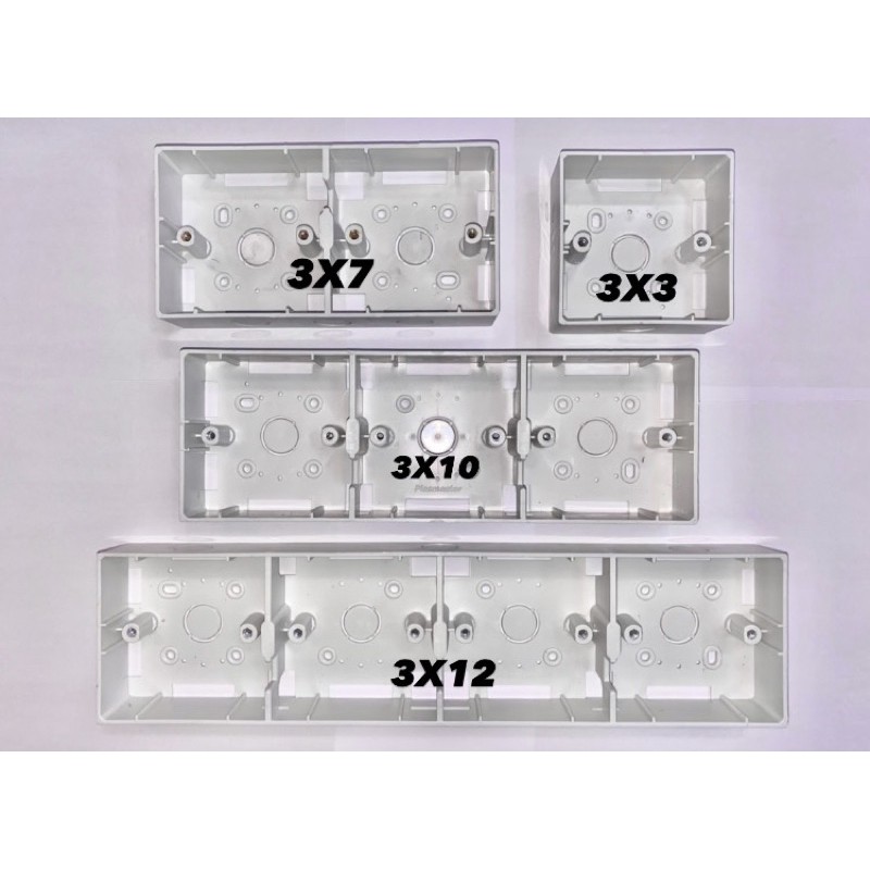 PVC NUT BOX SWITCH BASE SWITCH BOX SOCKET SURFACE MOUNTED | Shopee Malaysia