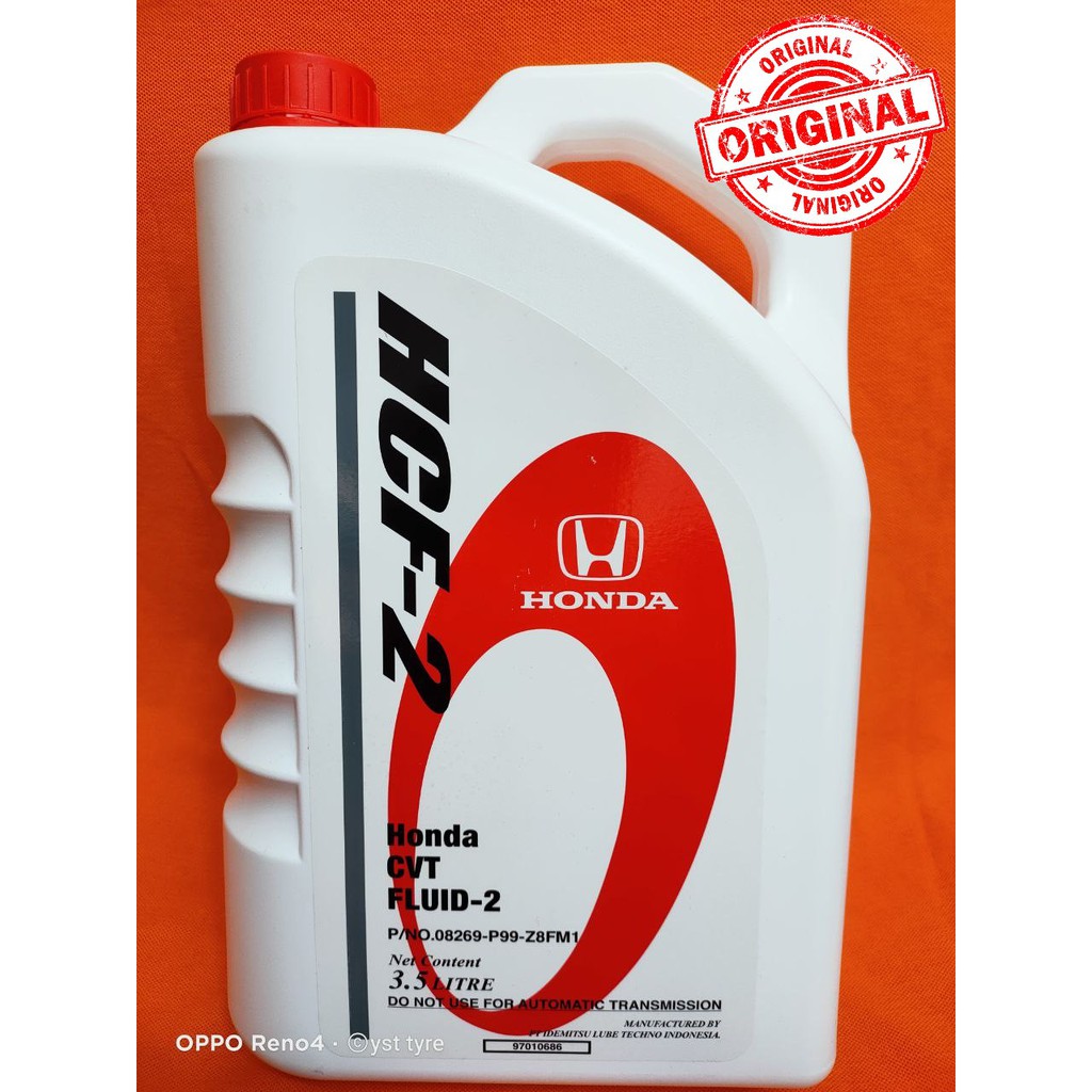 HONDA HCF - 2 CVT Fluid (3.5L) | Shopee Malaysia