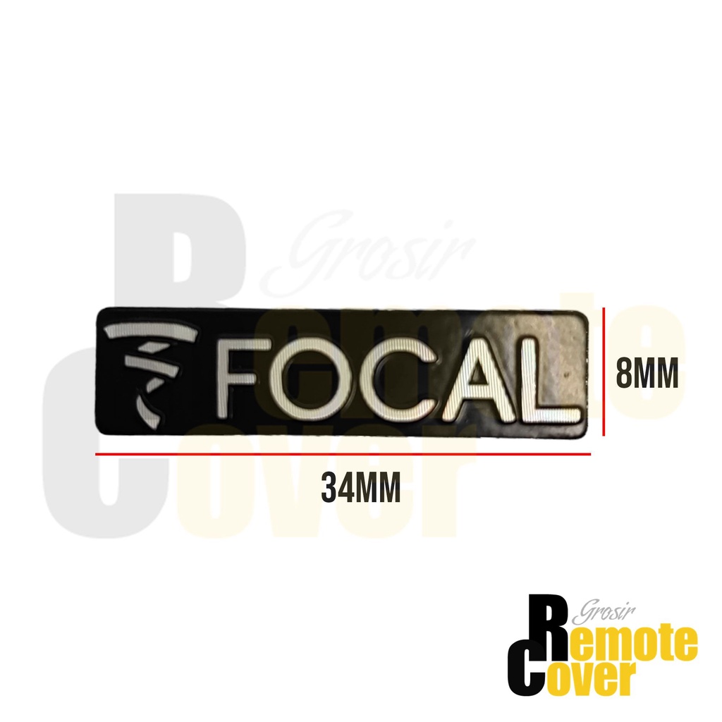 Aluminum Emblem Sticker Decals 3D Focal Logo Audio Speaker | Shopee ...