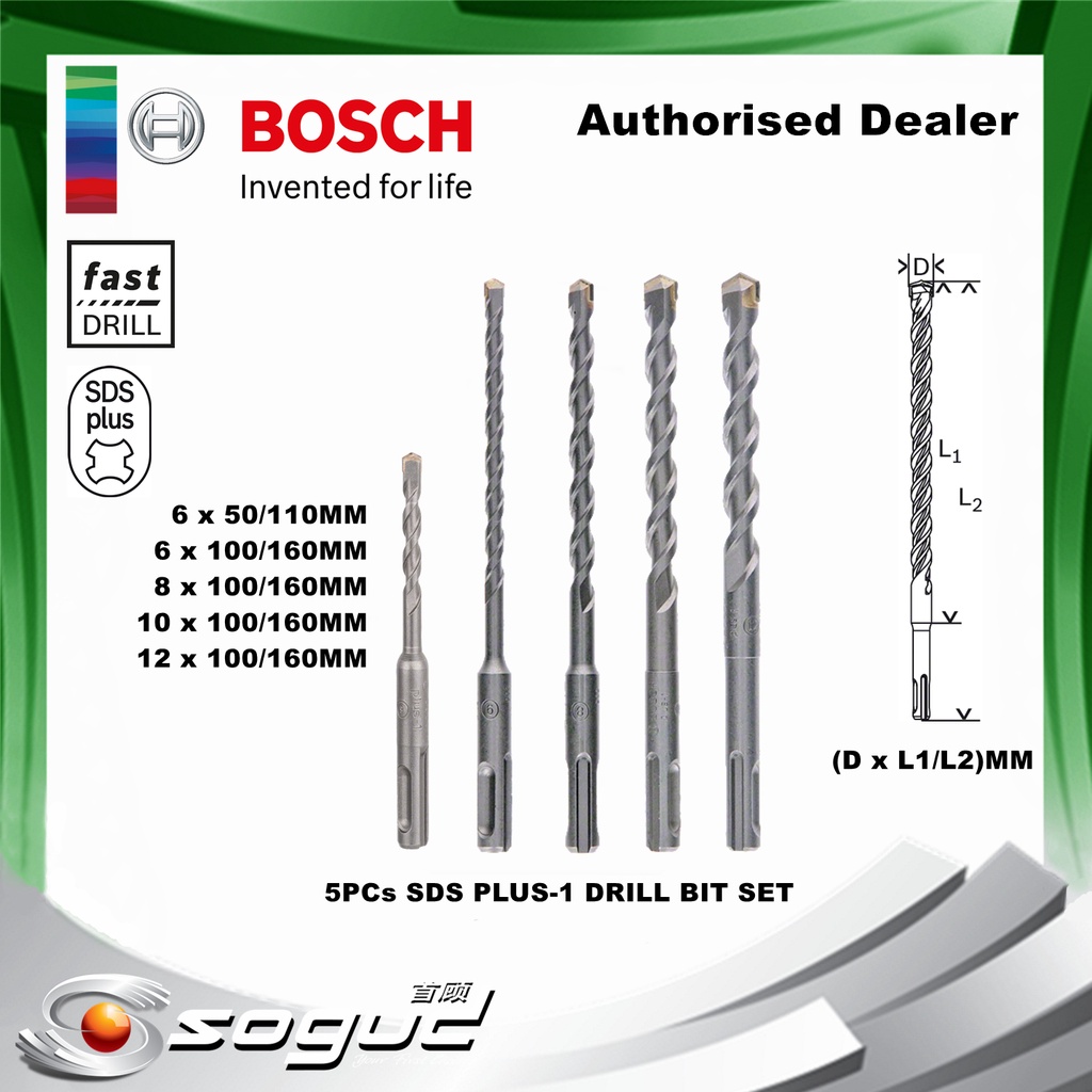 Bosch 6mm discount masonry drill bit