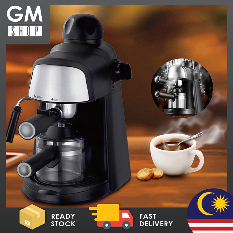 GMSHOP Multifunctional Imported Steam Espresso Maker Semi-Auto Espresso ...