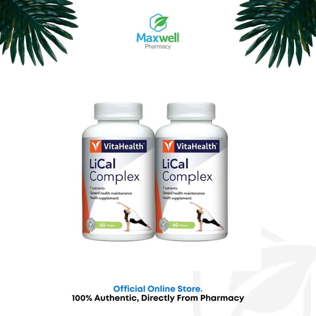 Vitahealth LiCal Complex 2x60's | Shopee Malaysia