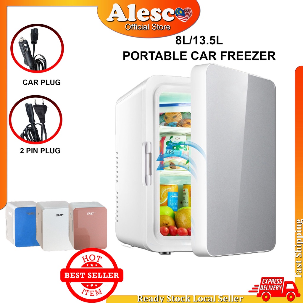 8L/13.5L Portable Car Freezer Warmer Outdoor Mini Fridge Refrigerator