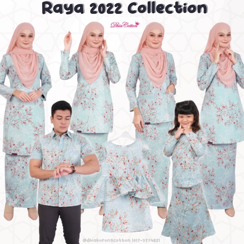 DHIA COTTON RAYA COLLECTION | (SET 675) | Shopee Malaysia