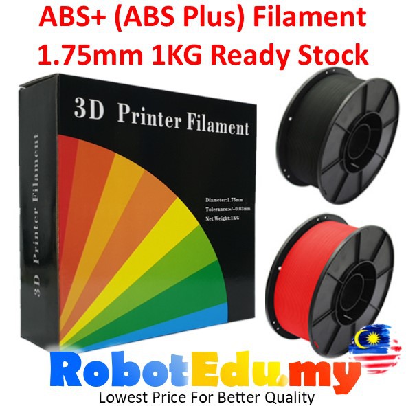 [NEW] 1KG 1.75mm ABS PLUS / ABS+ ABS Strong Hard High Temperature Quality Filament FDM 3D Printer Printing Material