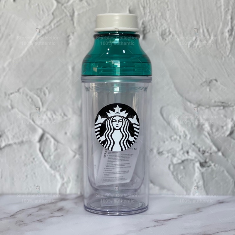 Green & White Shaker Bottle 443 ml Starbucks Coffee