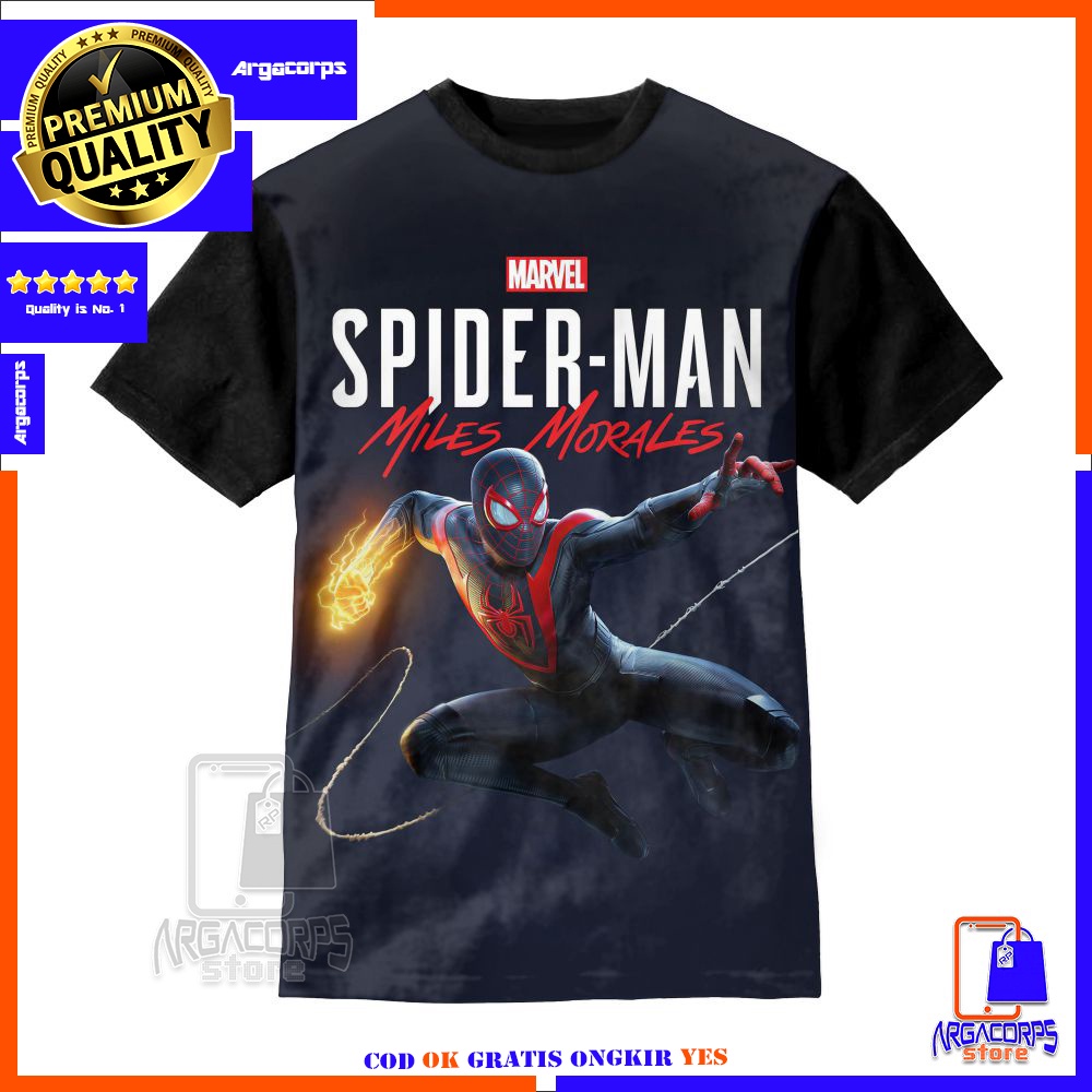 miles morales t shirt kids