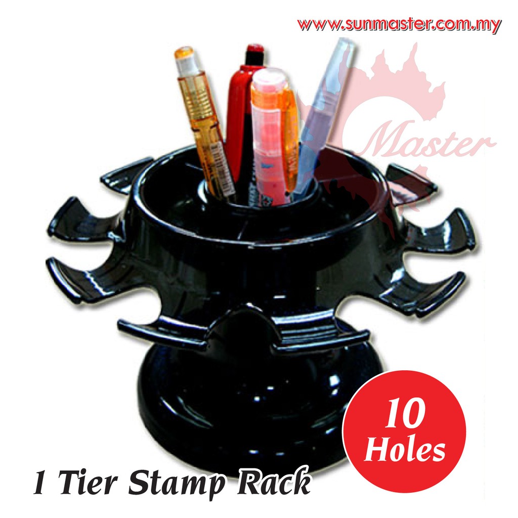 10 Holes Rubber Stamp Rack | Shopee Malaysia