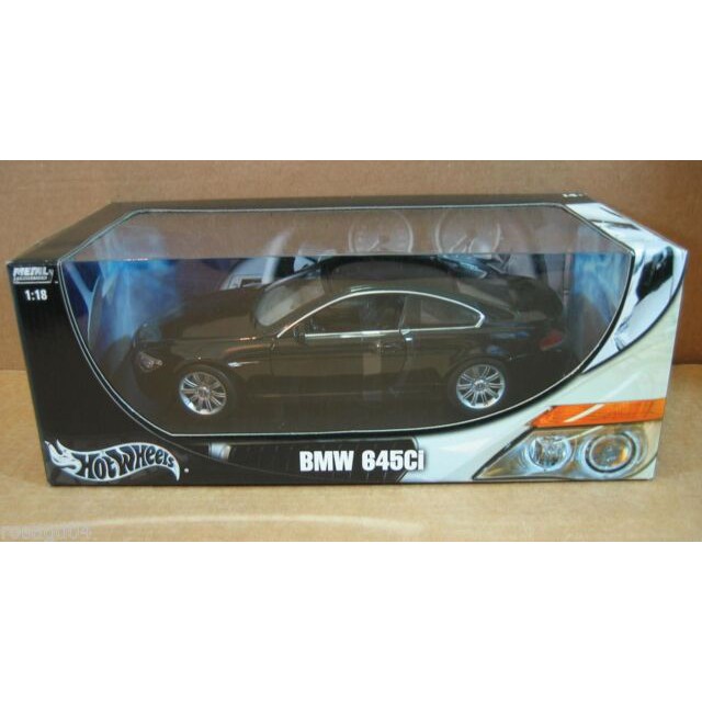 💯 % Original) Hot Wheels 1:18 BMW 645Ci (Black) - C7528 | Shopee