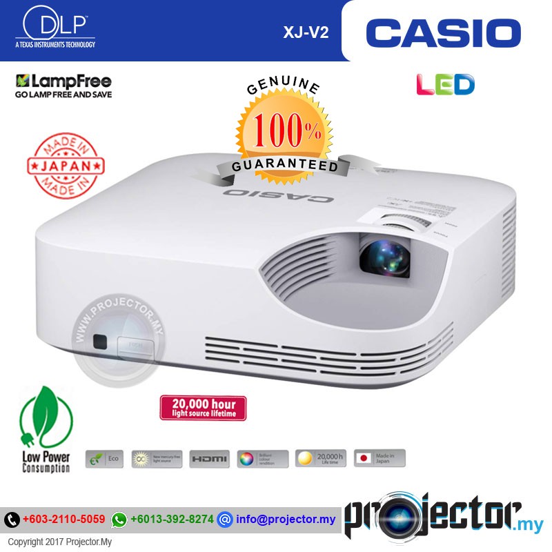 Casio xjv2 projector sale