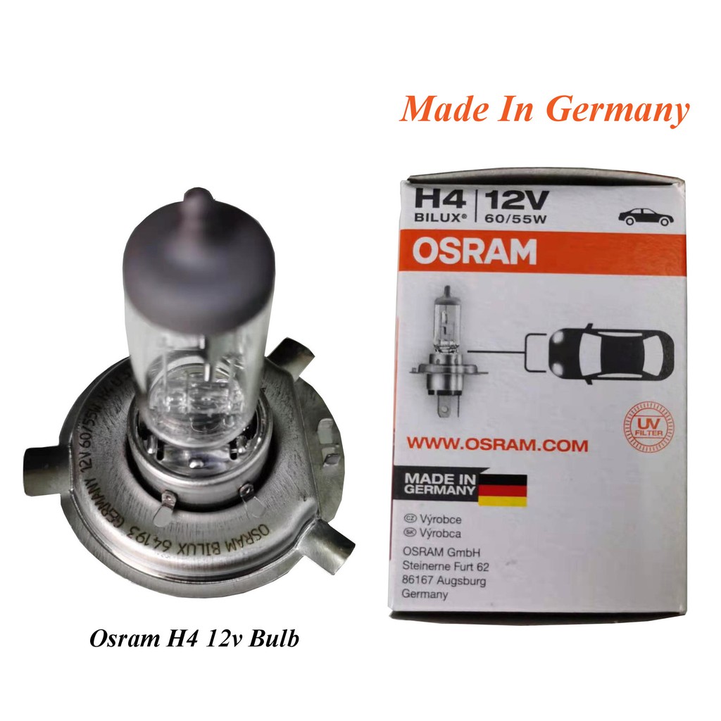 Original Osram H4 12V 60/55WP43t 64193 472 Bilux | Shopee Malaysia