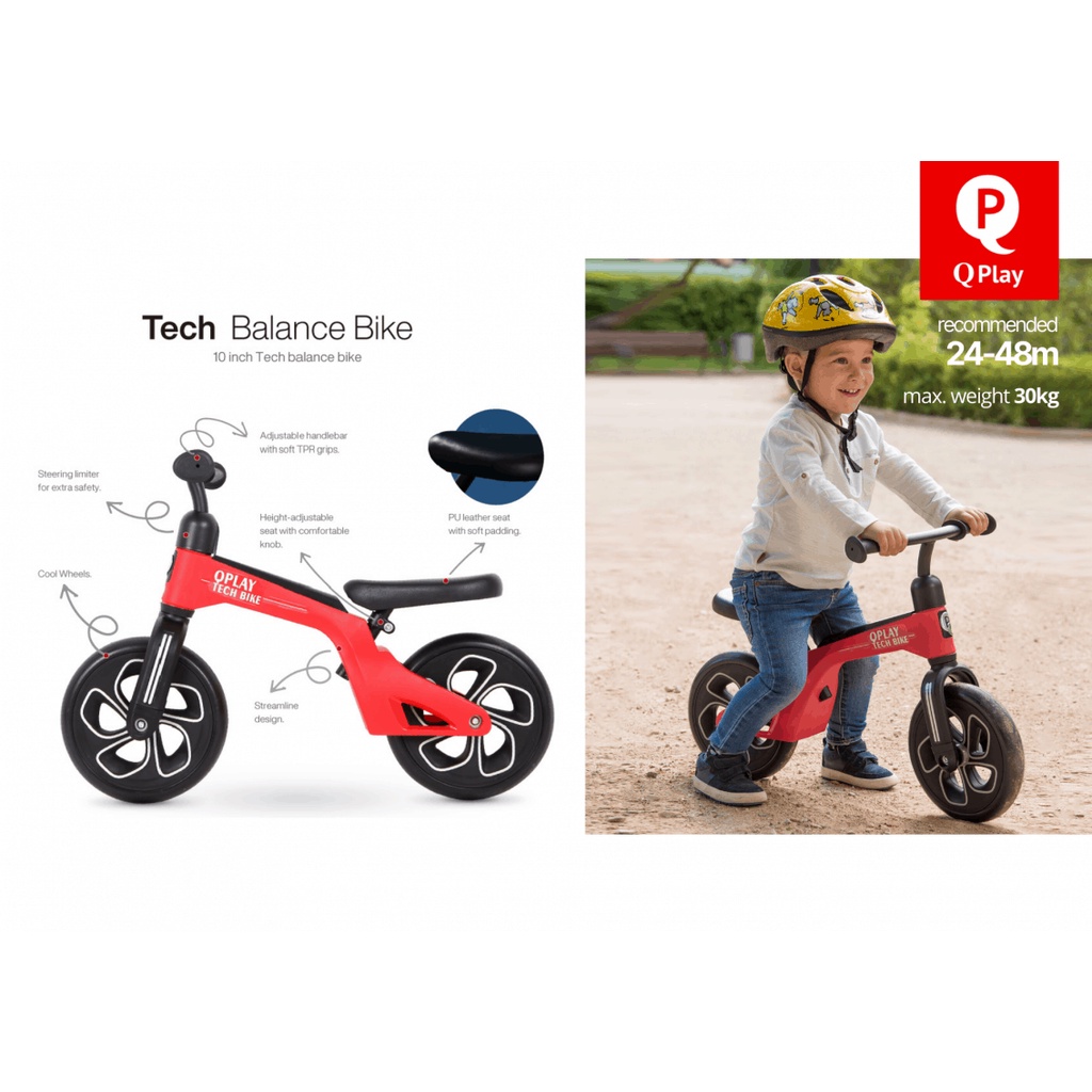 READY STOCK QPLAY Tech Balance Bike Shopee Malaysia