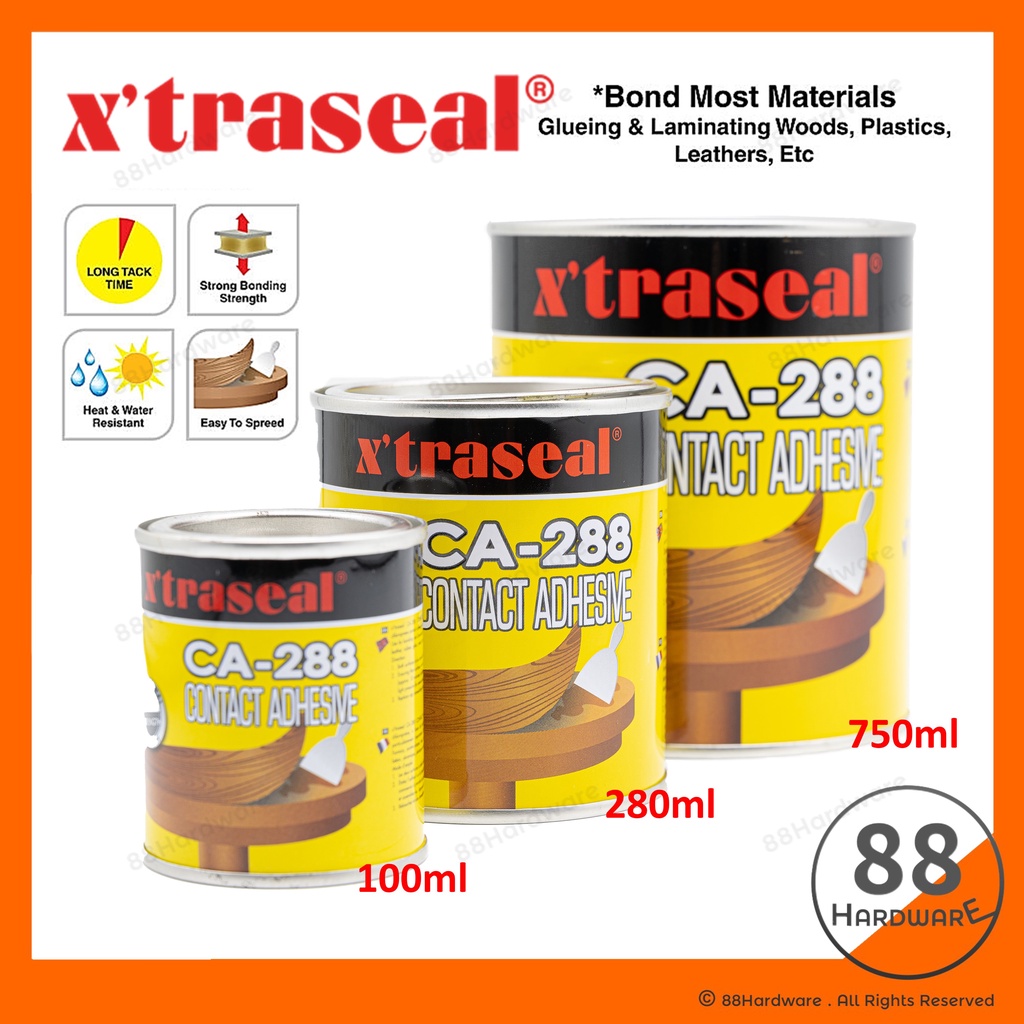 Xtraseal CA-288 Adhesive Glue / Gum Kayu / Wood / Gam Dunlop / Gum ...