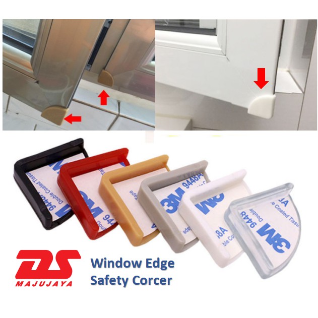 Window Edge Protector Window Safety Corner Soft Rubber Bumper Children ...