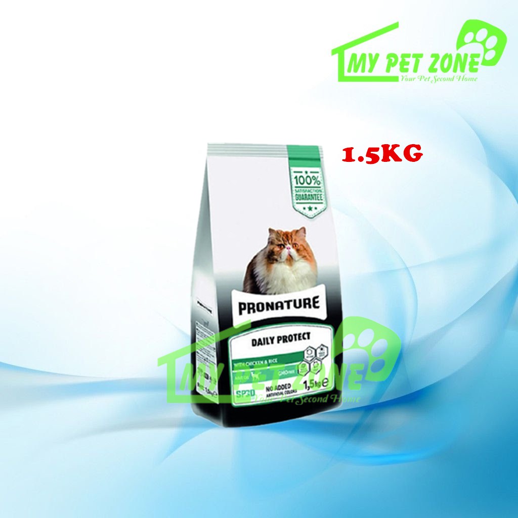 Pronature Daily Protect Adult Chicken Rice Cat Food 1.5KG