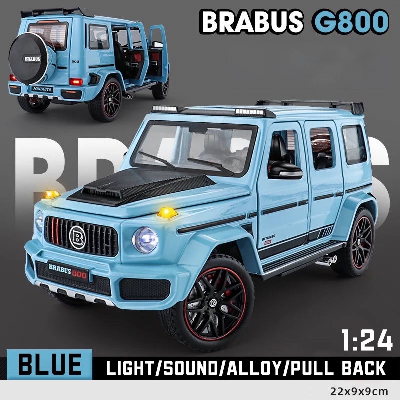Miniauto AMG G63 FEO Benz G800 Brabus Diecast Car Model Alloy Car