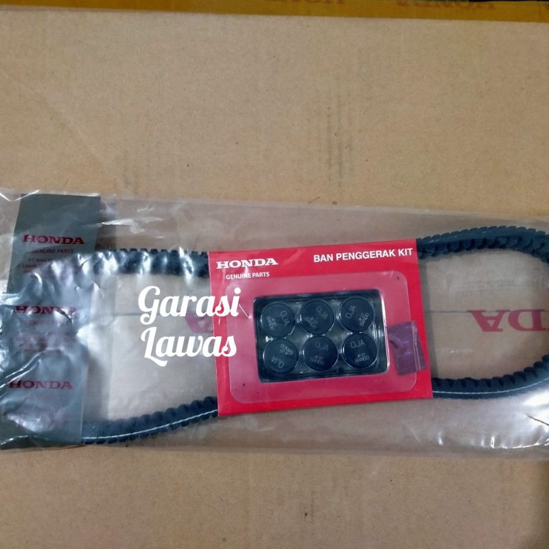 Vbelt set roller set roler fanbel original AHM Honda genio all new beat ...
