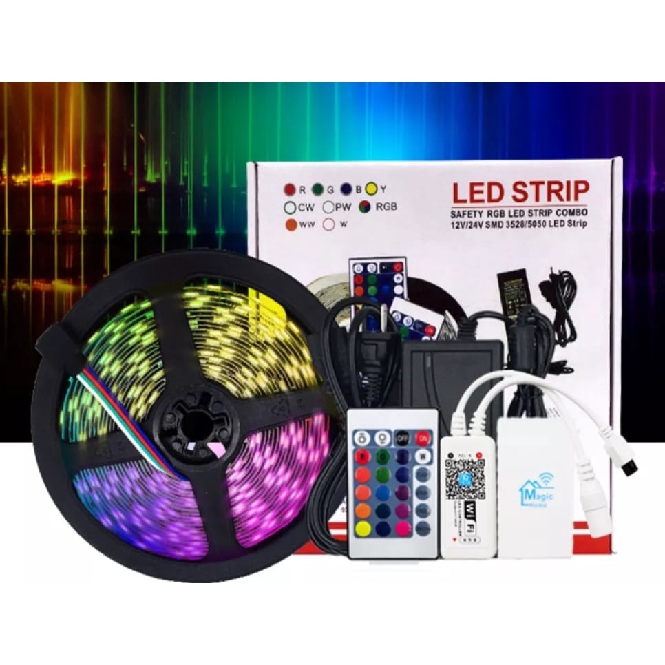 LED Strip Light Set Box 5M , Bluetooth and Wireless Controller ...