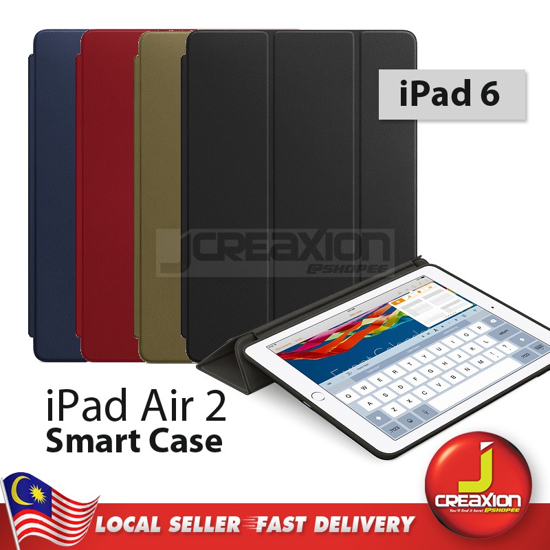 iPad Air 2 9.7in Ultra Slim Smart Flip Cover Case Cover A1566 A1567