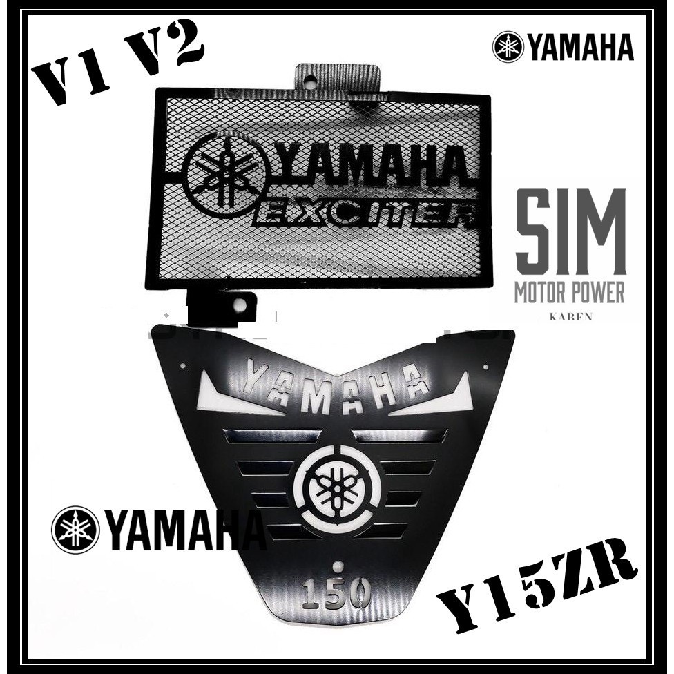 Y15ZR V1-V2 ENGINE COOLANT COVER ALLOY YAMAHA Y15 RADIATOR NET ...