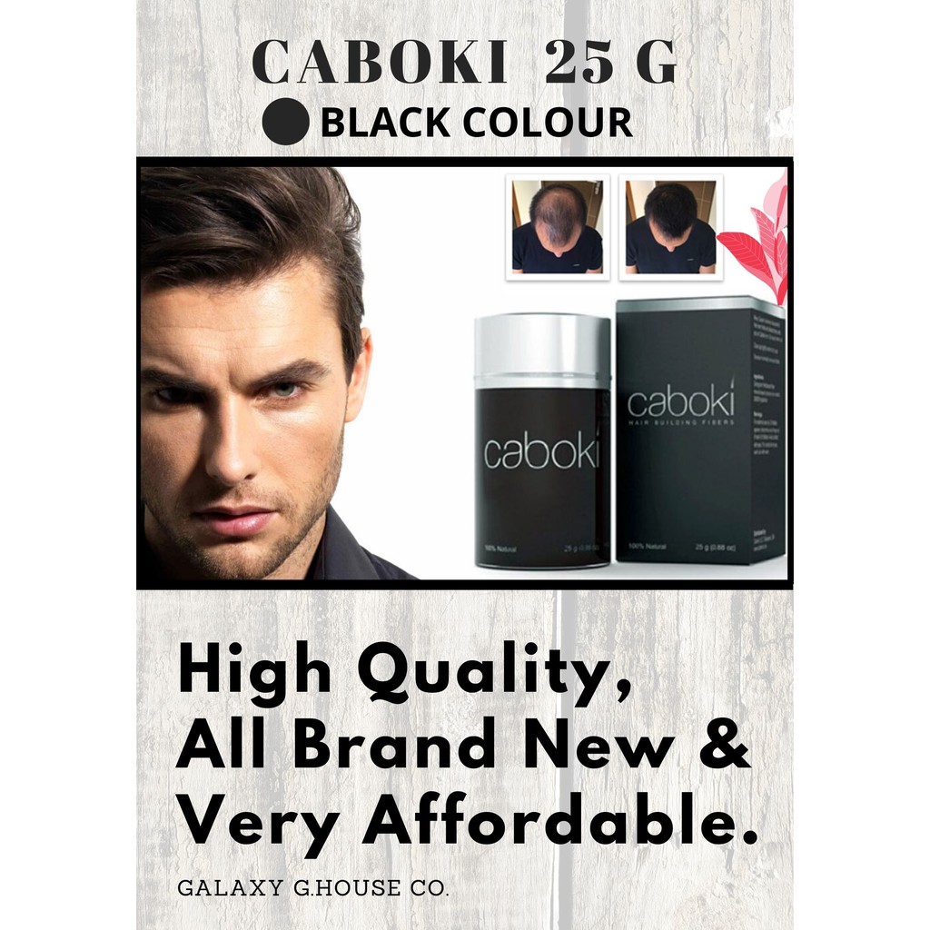 (FAST DELIVERY) Caboki Hair Building Fibers 25gram Shopee Malaysia