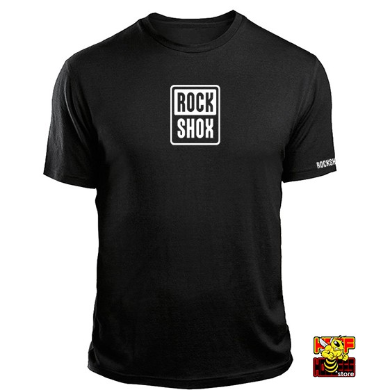 ROCKSHOX Rock Shox Tshirt Logo Premium Cotton BLACK | Shopee Malaysia