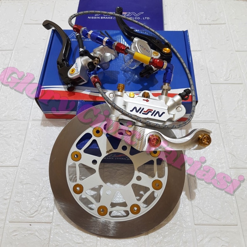 Brake MASTER NISSIN Monoblock Caliper NISSIN Front Braking Package FULL ...