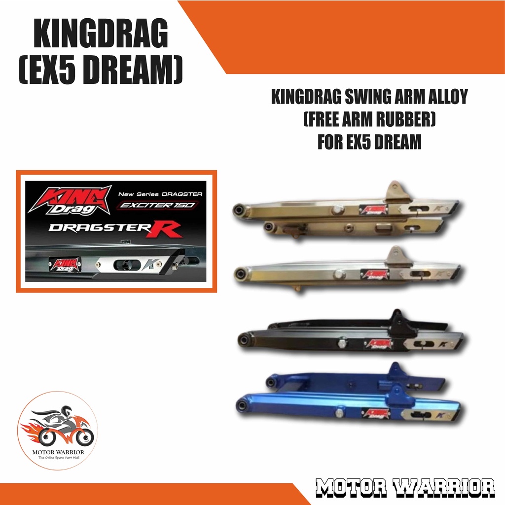 Ex5 dream king drag swing arm alloy free rubber arm Shopee Malaysia