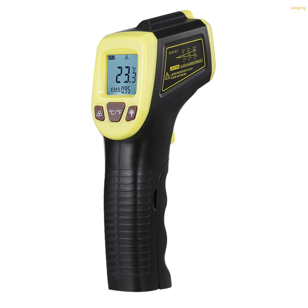 Non-contact Digital Laser Infrared Thermometer LCD IR Temp Meter Temperature Gun | Australia - View #3