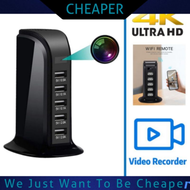 Wifi Recorder Camera 4K HD 4096P IP Kamera CCTV Wireless Security Cam USB Wall Charger Baby Monitor Camcorder Smart Home Shopee Malaysia