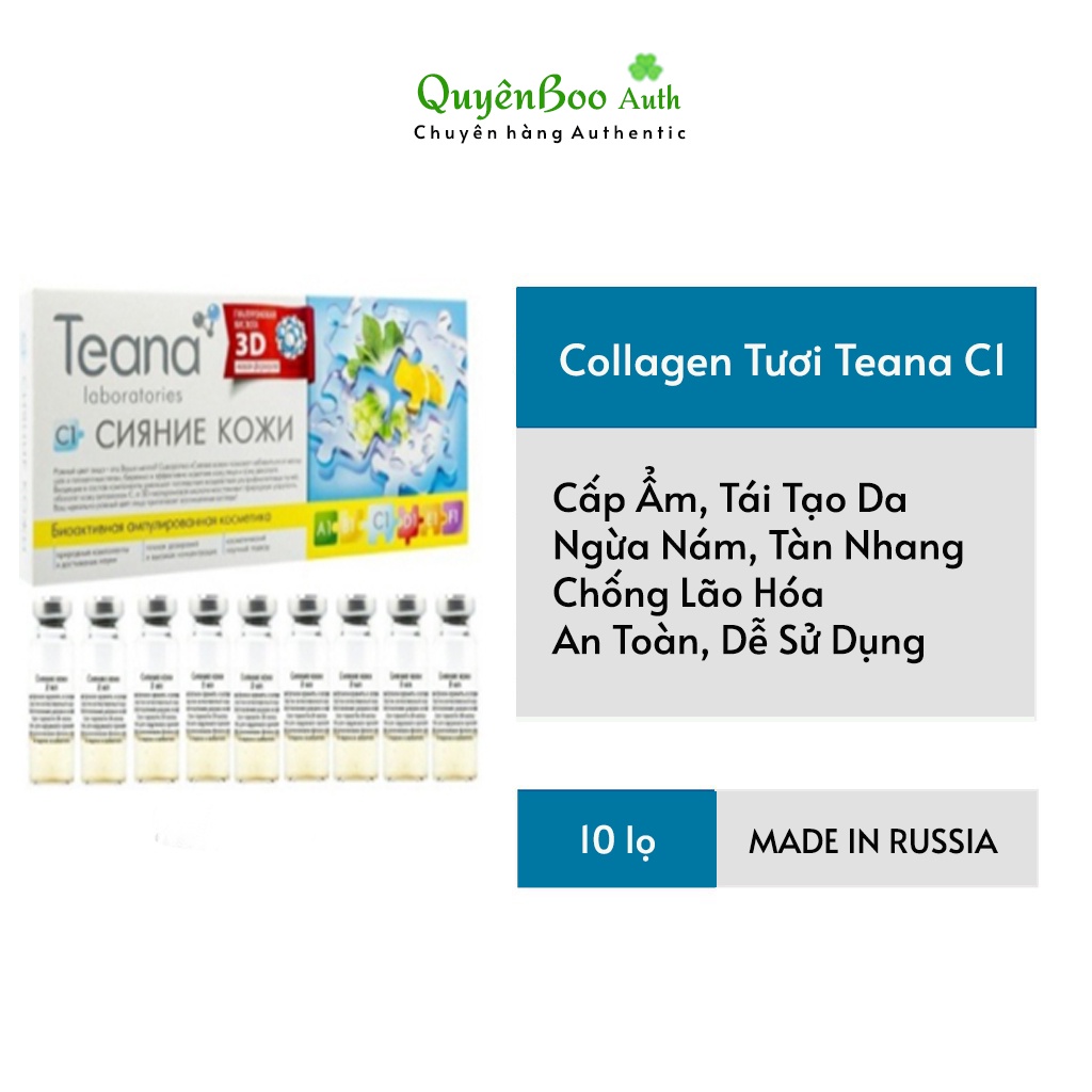 Russian Fresh Collagel Teana C1 Box of 10 2ml tubes | Shopee Malaysia