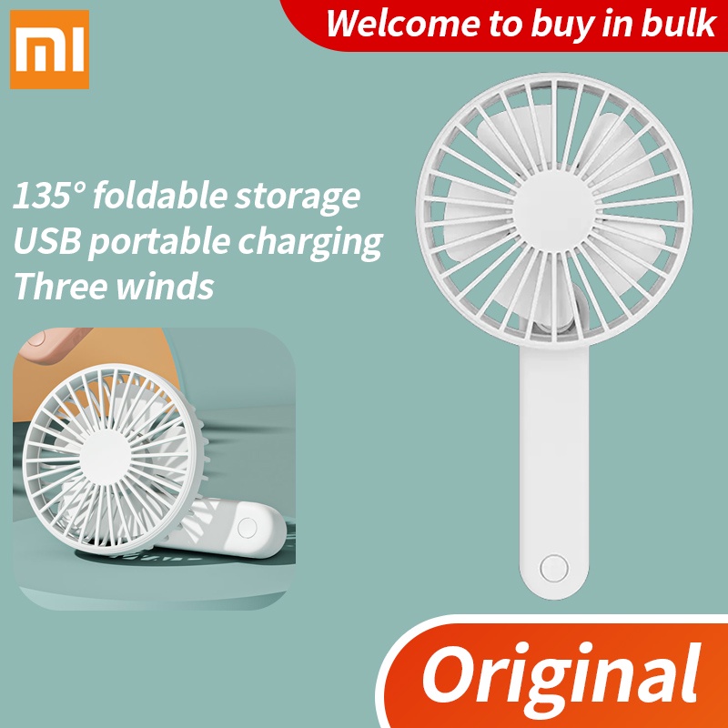 Ручной складной вентилятор xiaomi qualitell zero handheld fan 3 режима